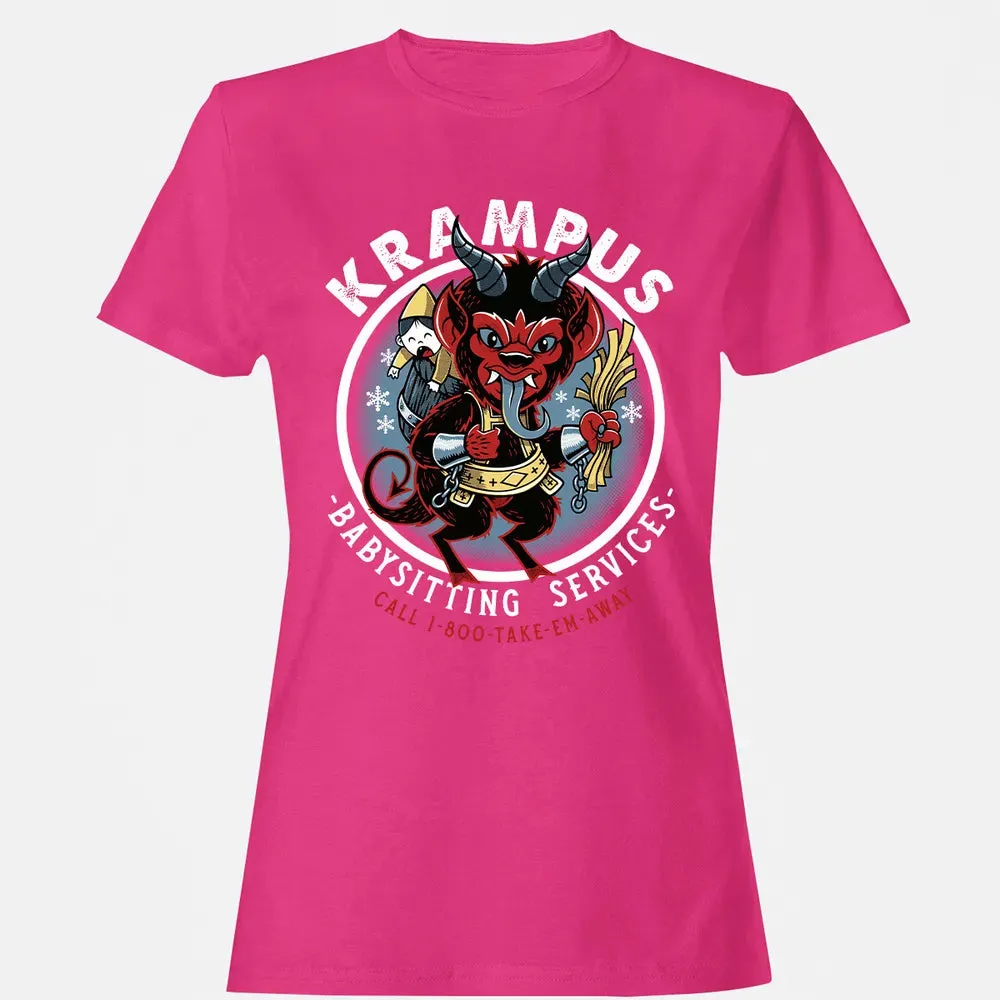 Krampus Babysitting Service Women's T-shirt - 6