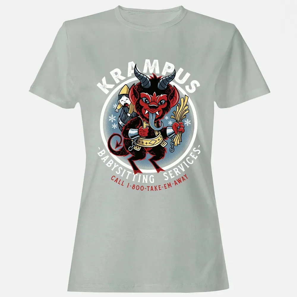 Krampus Babysitting Service Women's T-shirt - 2