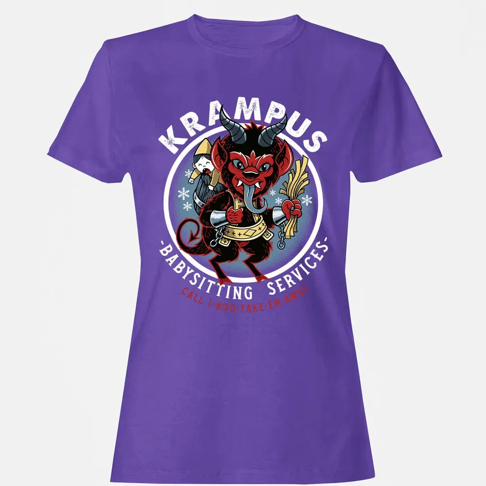 Krampus Babysitting Service Women's T-shirt - 12