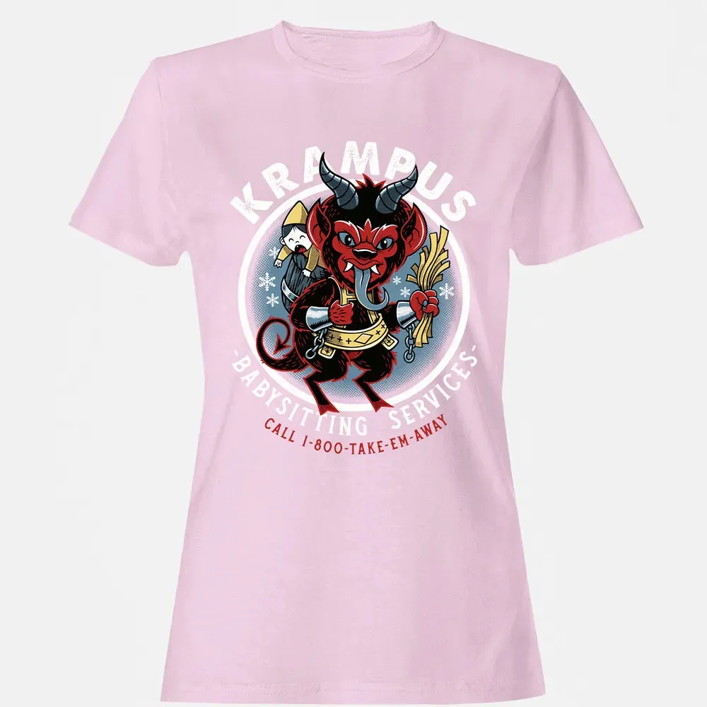 Krampus Babysitting Service Women's T-shirt - 9