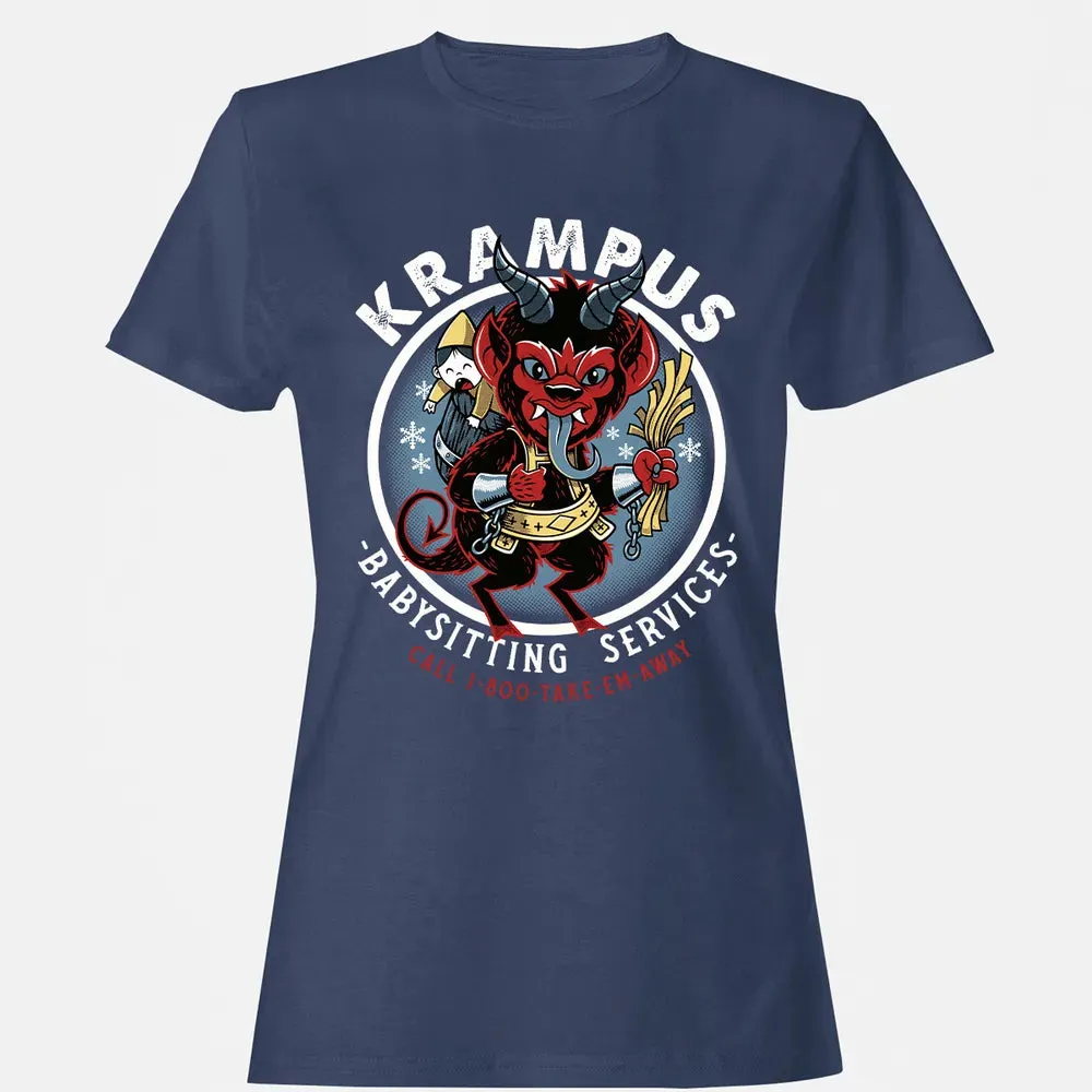 Krampus Babysitting Service Women's T-shirt - 10