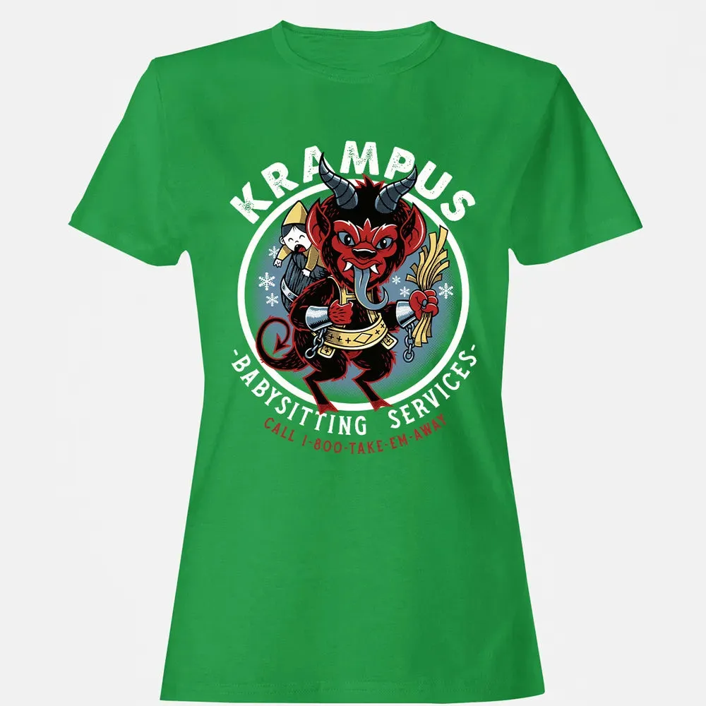 Krampus Babysitting Service Women's T-shirt - 7