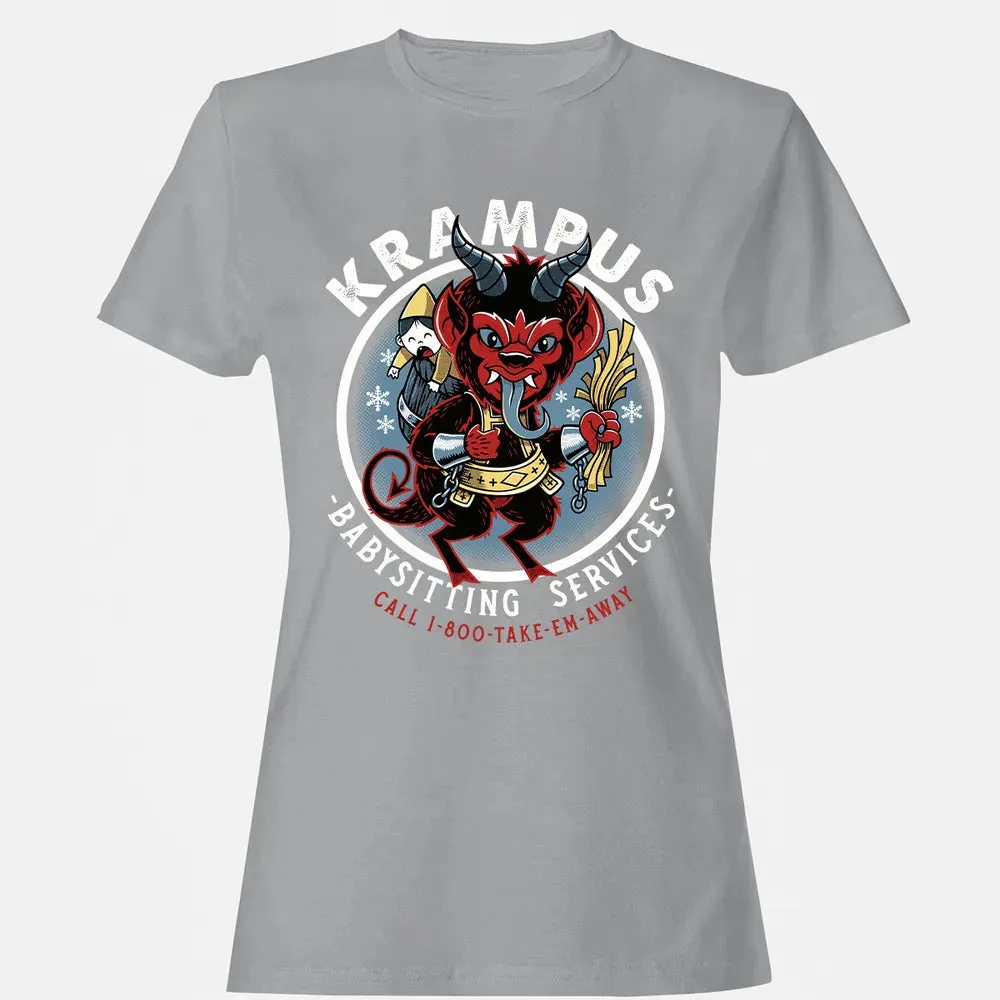 Krampus Babysitting Service Women's T-shirt - 15