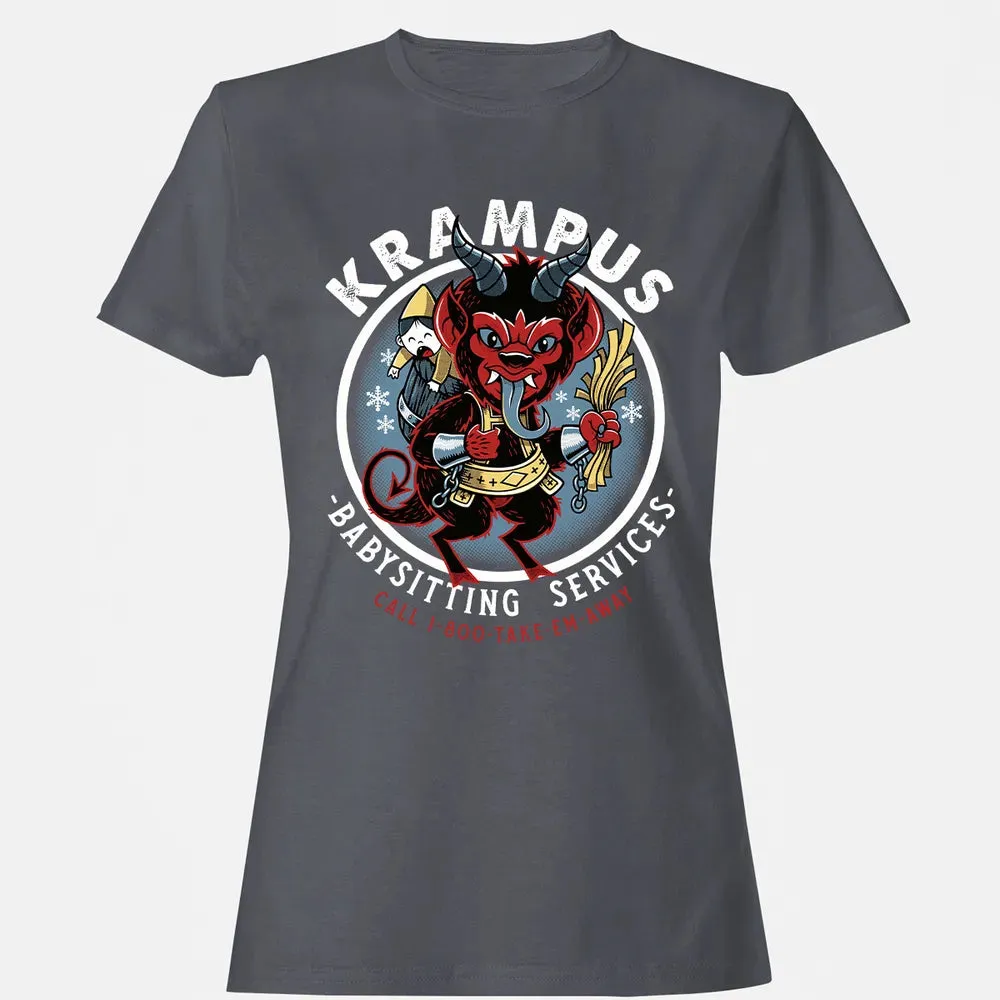 Krampus Babysitting Service Women's T-shirt - 5