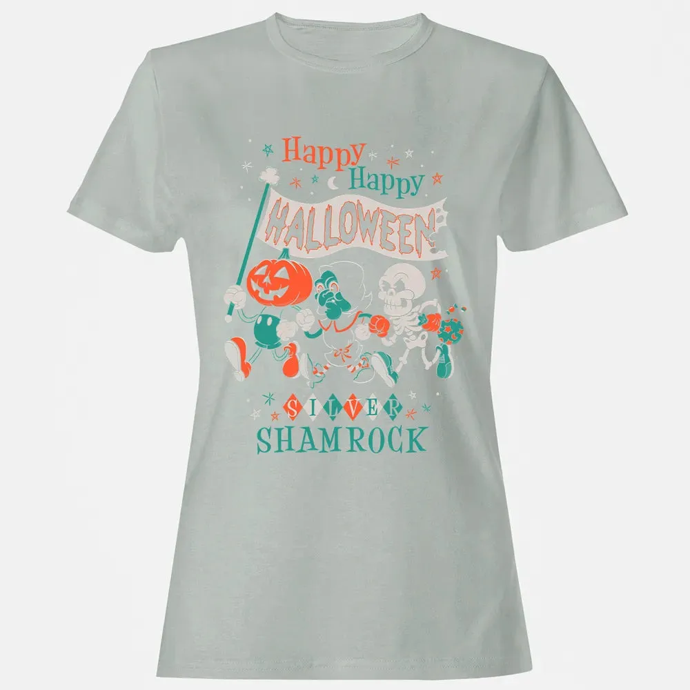 Silver Shamrock - Creepy Cute Pumpkin Women's T-shirt - 2