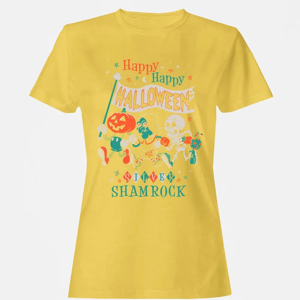 Silver Shamrock - Creepy Cute Pumpkin Women's T-shirt - 4