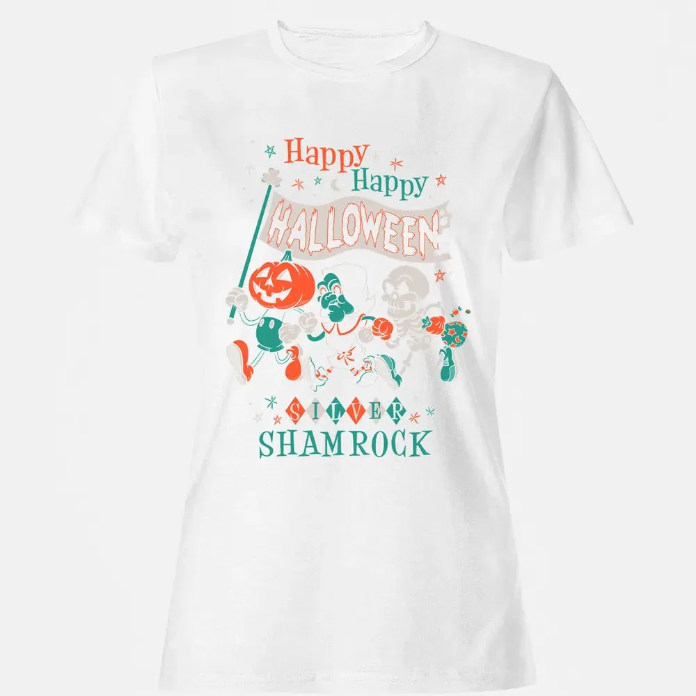 Silver Shamrock - Creepy Cute Pumpkin Women's T-shirt - 16