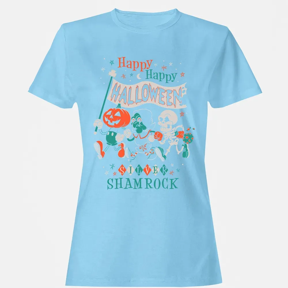 Silver Shamrock - Creepy Cute Pumpkin Women's T-shirt - 8