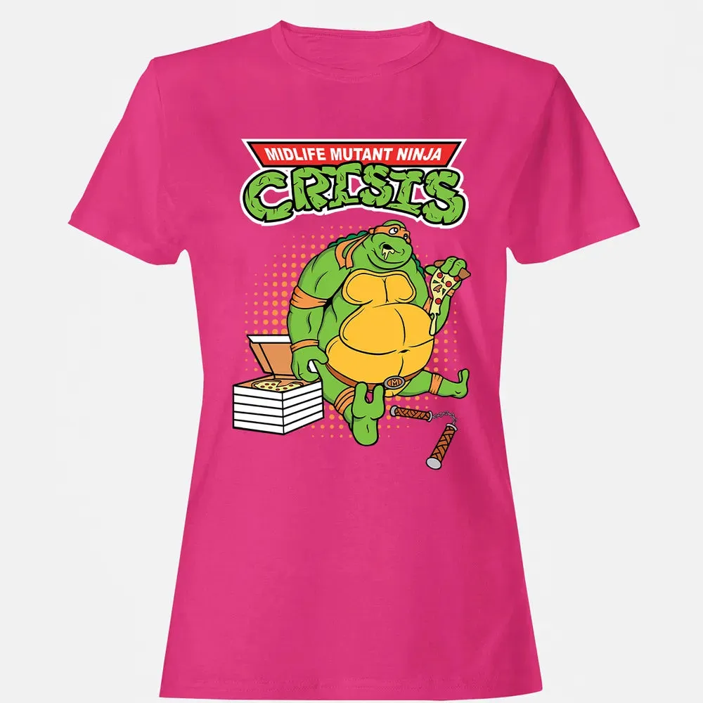 Midlife Mutant Ninja Crisis Women's T-shirt - 6