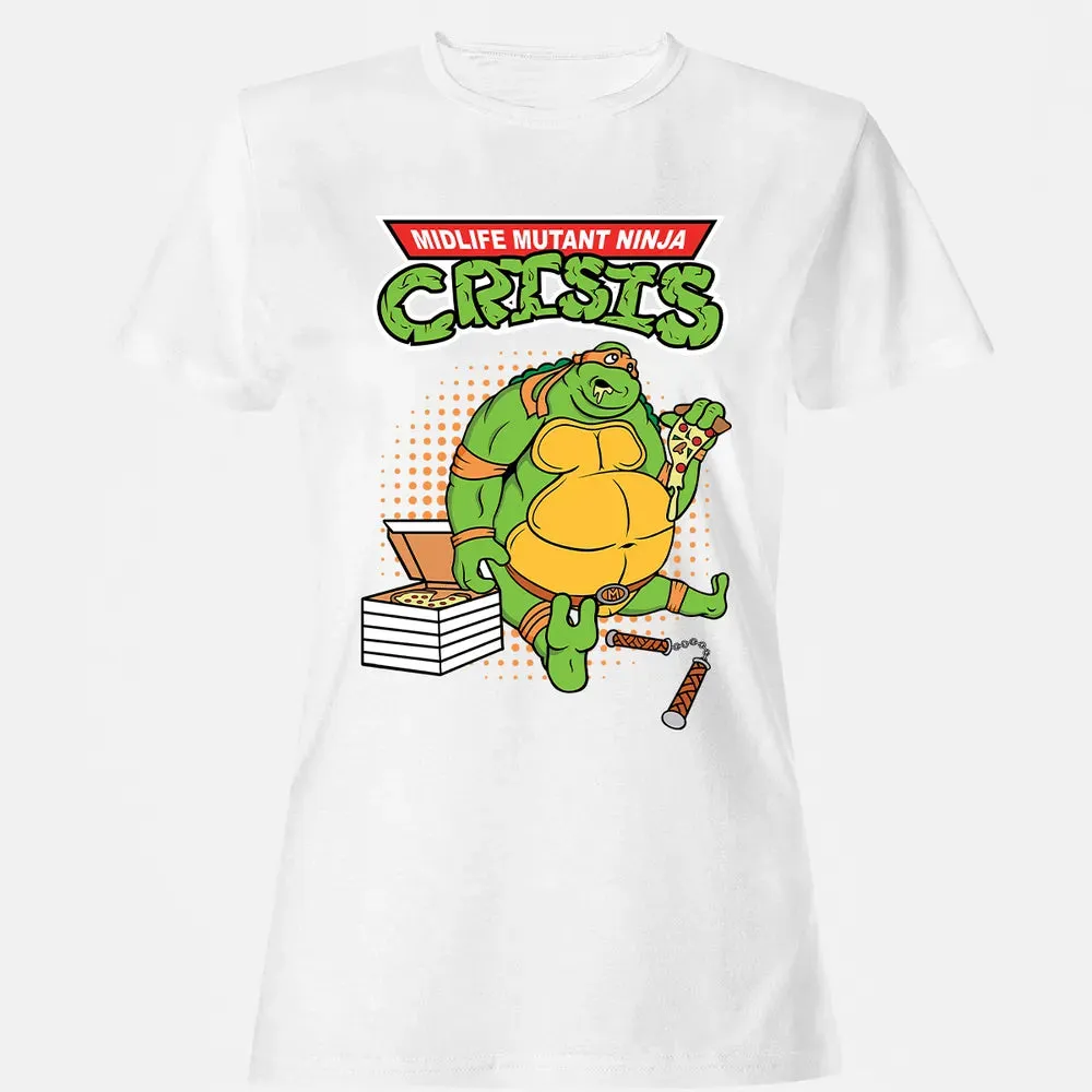 Midlife Mutant Ninja Crisis Women's T-shirt - 16