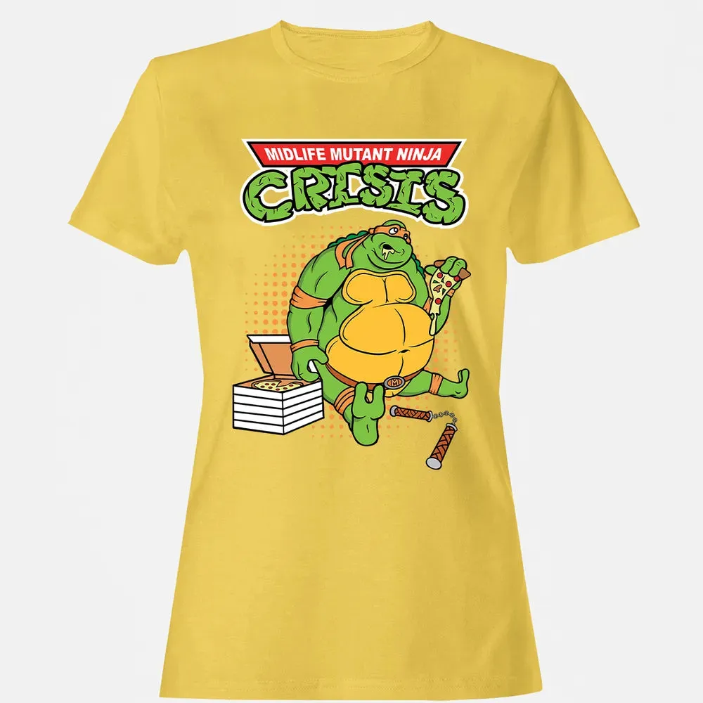Midlife Mutant Ninja Crisis Women's T-shirt - 4