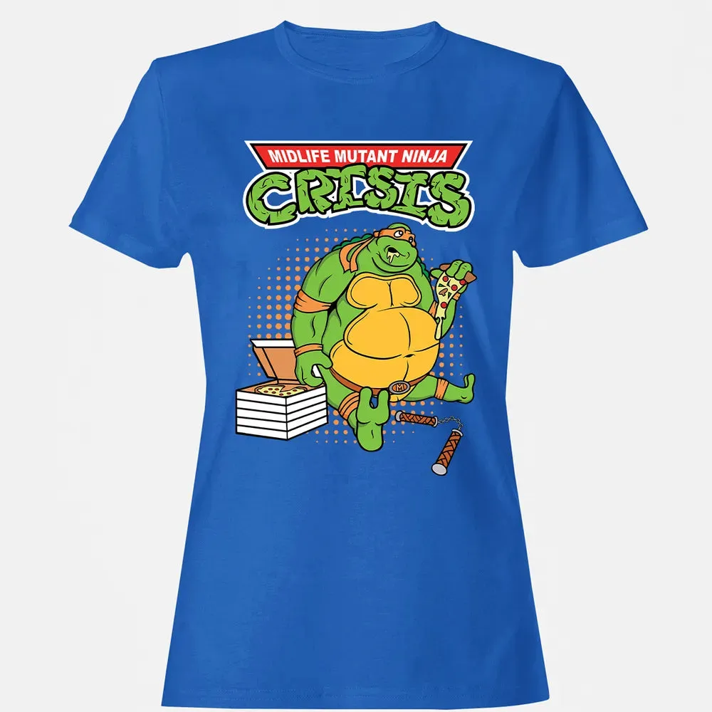 Midlife Mutant Ninja Crisis Women's T-shirt - 14
