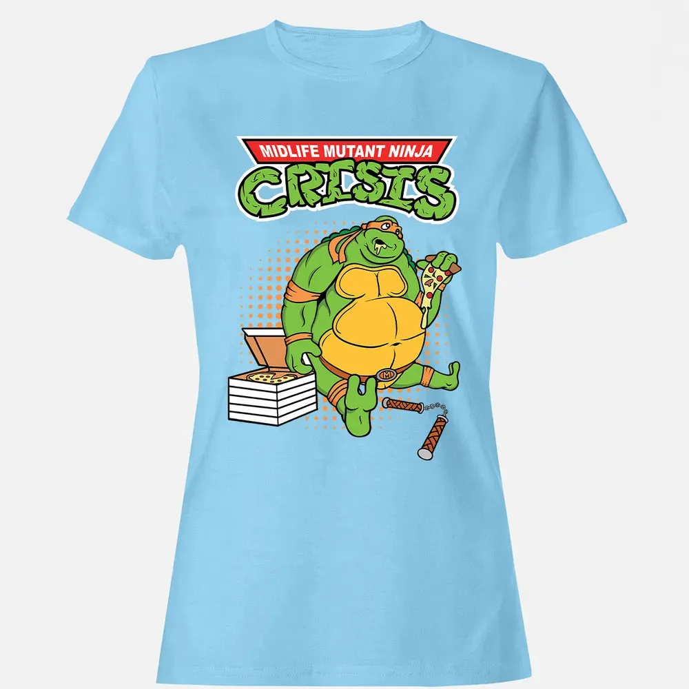Midlife Mutant Ninja Crisis Women's T-shirt - 8