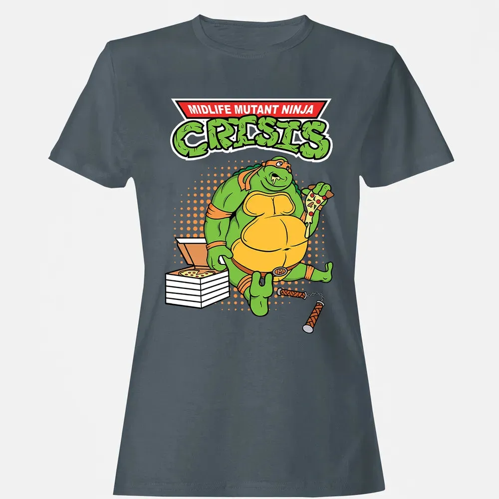 Midlife Mutant Ninja Crisis Women's T-shirt - 3