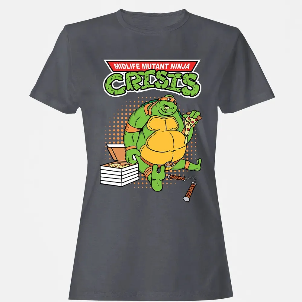 Midlife Mutant Ninja Crisis Women's T-shirt - 5