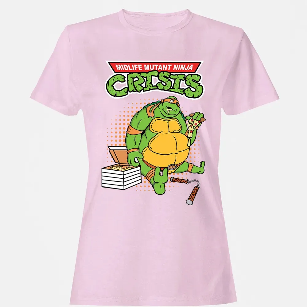 Midlife Mutant Ninja Crisis Women's T-shirt - 9