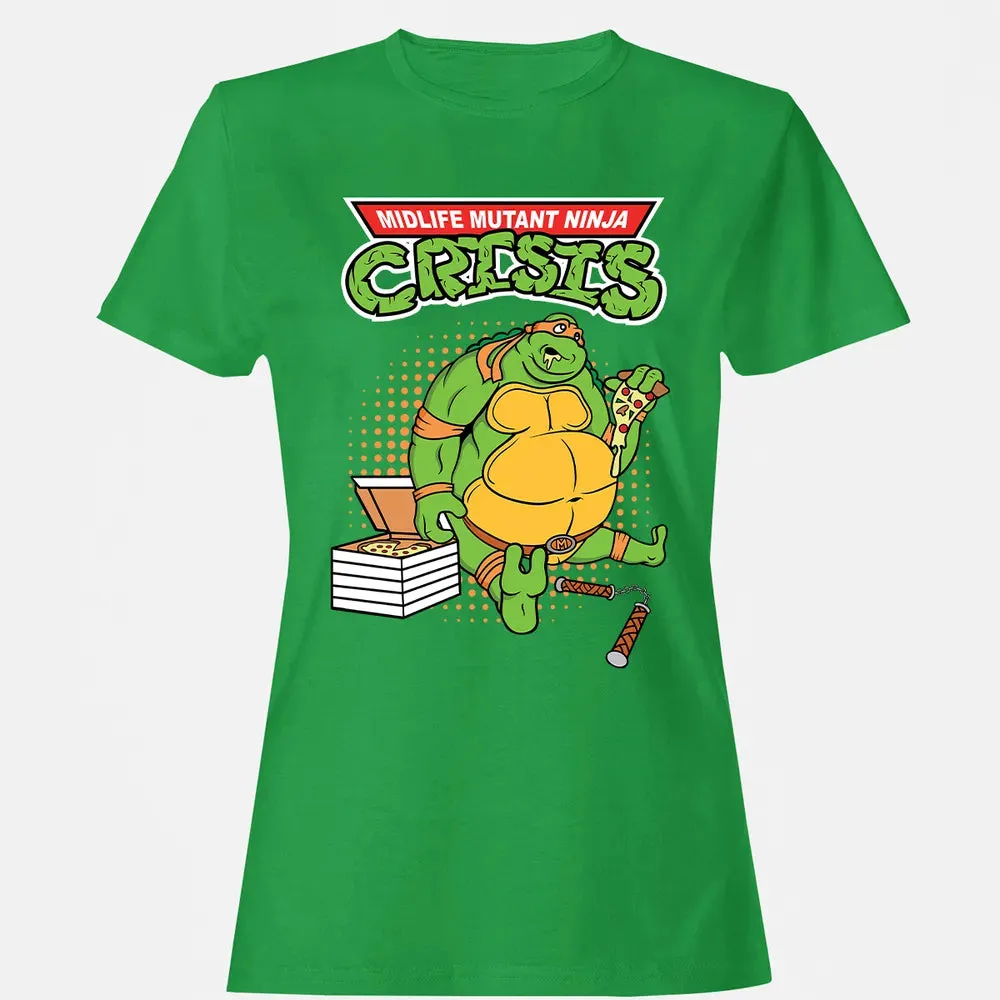 Midlife Mutant Ninja Crisis Women's T-shirt - 7