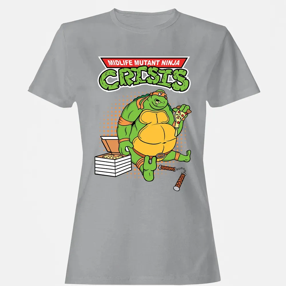 Midlife Mutant Ninja Crisis Women's T-shirt - 15