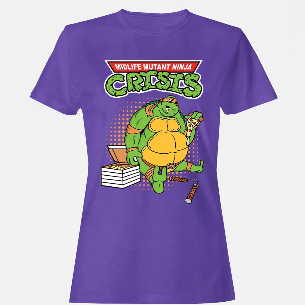 Midlife Mutant Ninja Crisis Women's T-shirt - 12