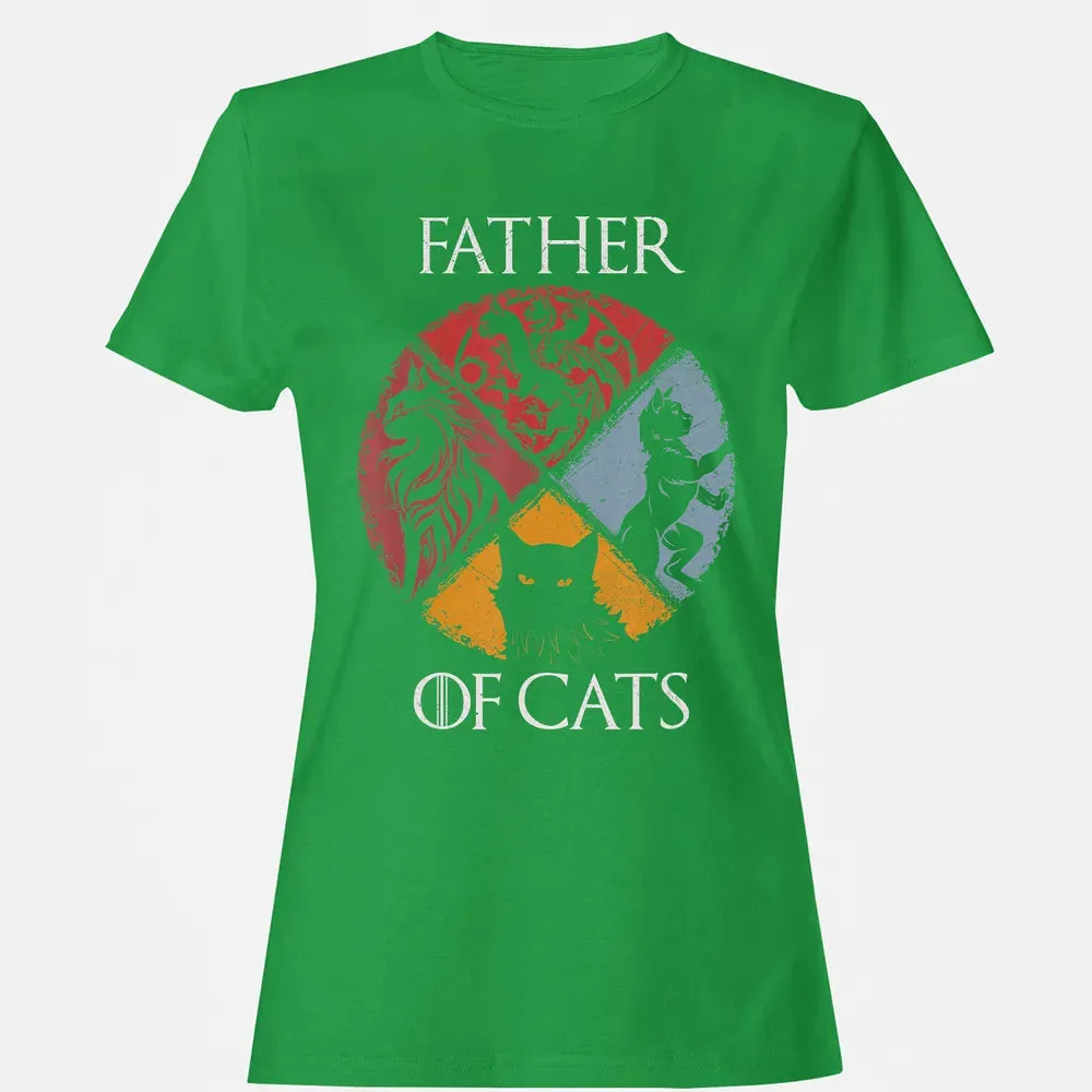 Father of Cats    Cat Lovers Cat Dad Fabulous Gift Women's T-shirt - 7