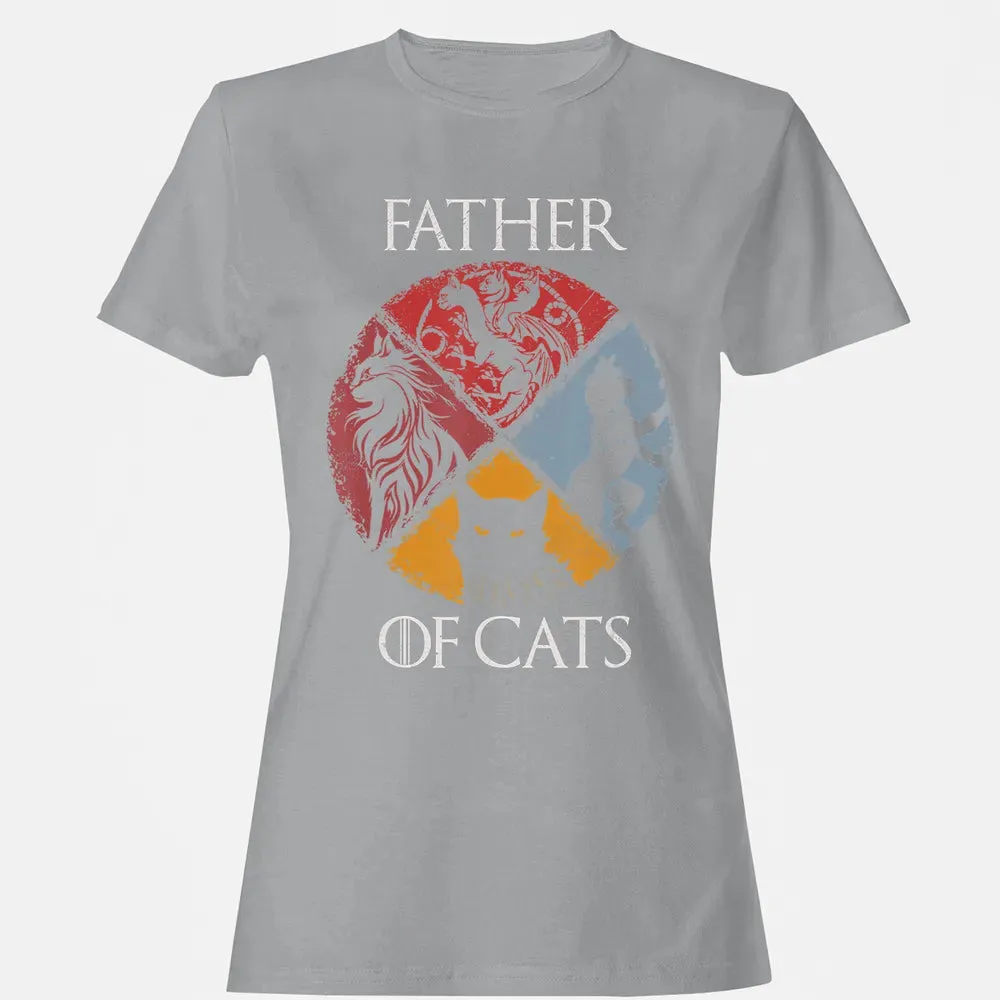 Father of Cats    Cat Lovers Cat Dad Fabulous Gift Women's T-shirt - 15