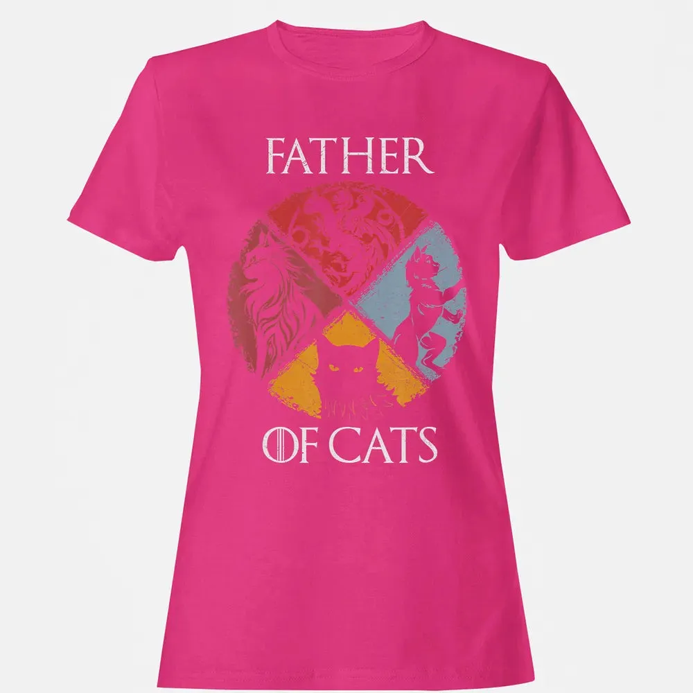 Father of Cats    Cat Lovers Cat Dad Fabulous Gift Women's T-shirt - 6