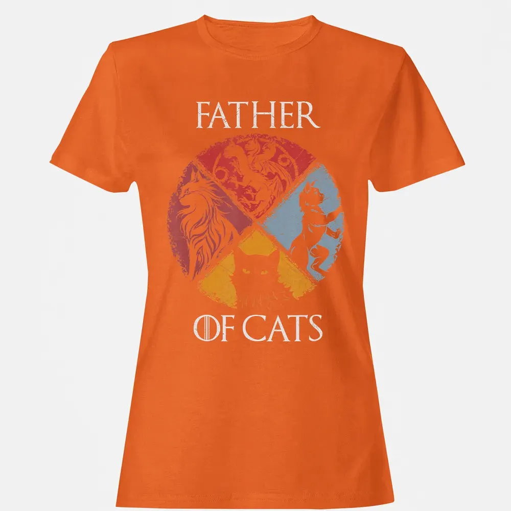 Father of Cats    Cat Lovers Cat Dad Fabulous Gift Women's T-shirt - 11