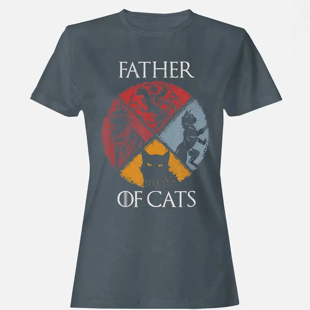Father of Cats    Cat Lovers Cat Dad Fabulous Gift Women's T-shirt - 3
