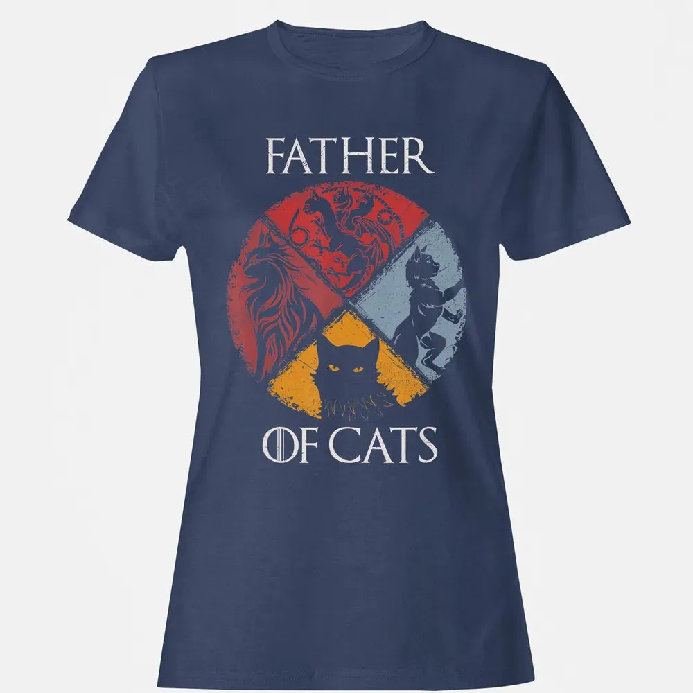 Father of Cats    Cat Lovers Cat Dad Fabulous Gift Women's T-shirt - 10
