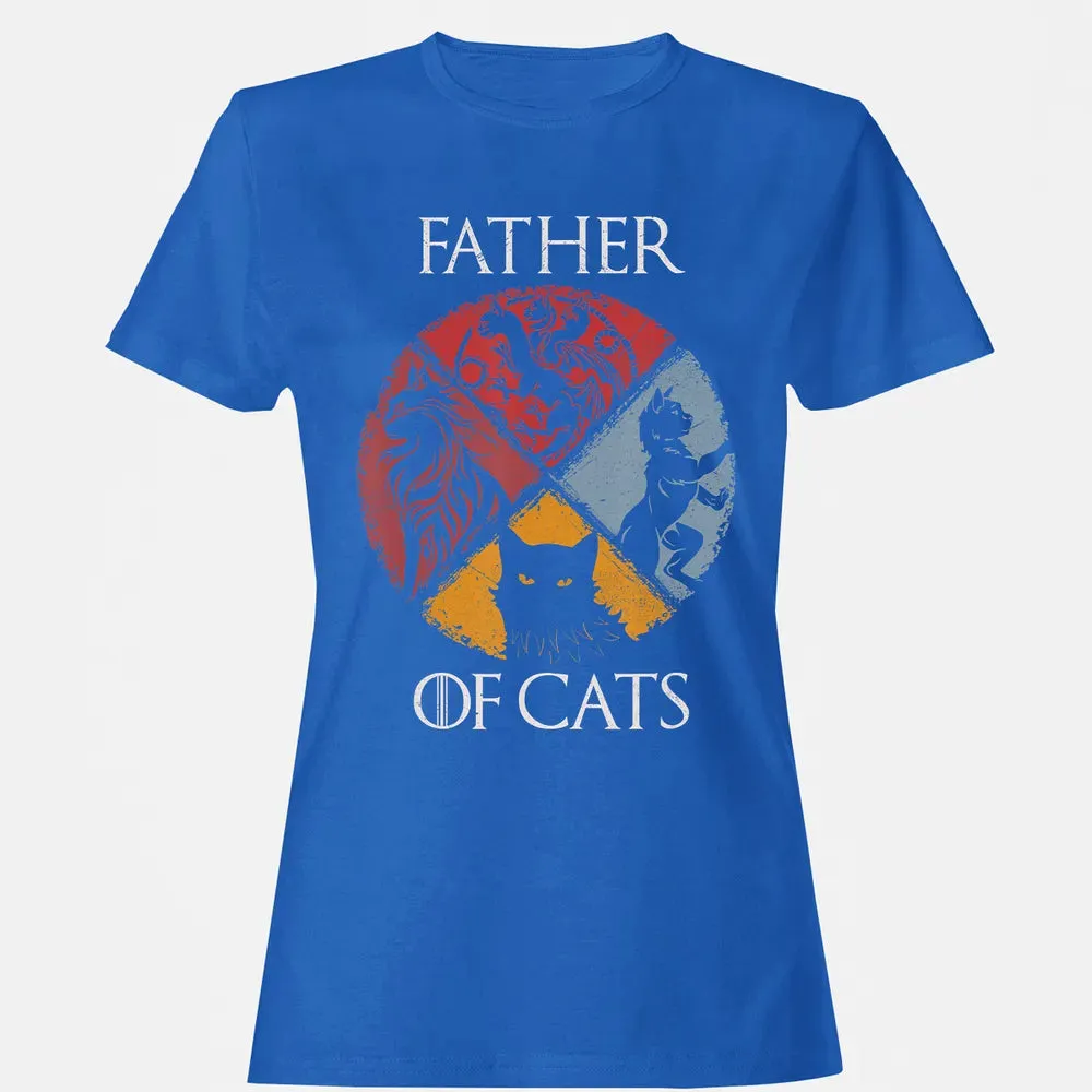 Father of Cats    Cat Lovers Cat Dad Fabulous Gift Women's T-shirt - 14