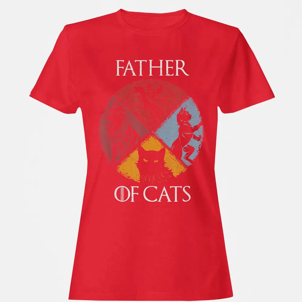 Father of Cats    Cat Lovers Cat Dad Fabulous Gift Women's T-shirt - 13