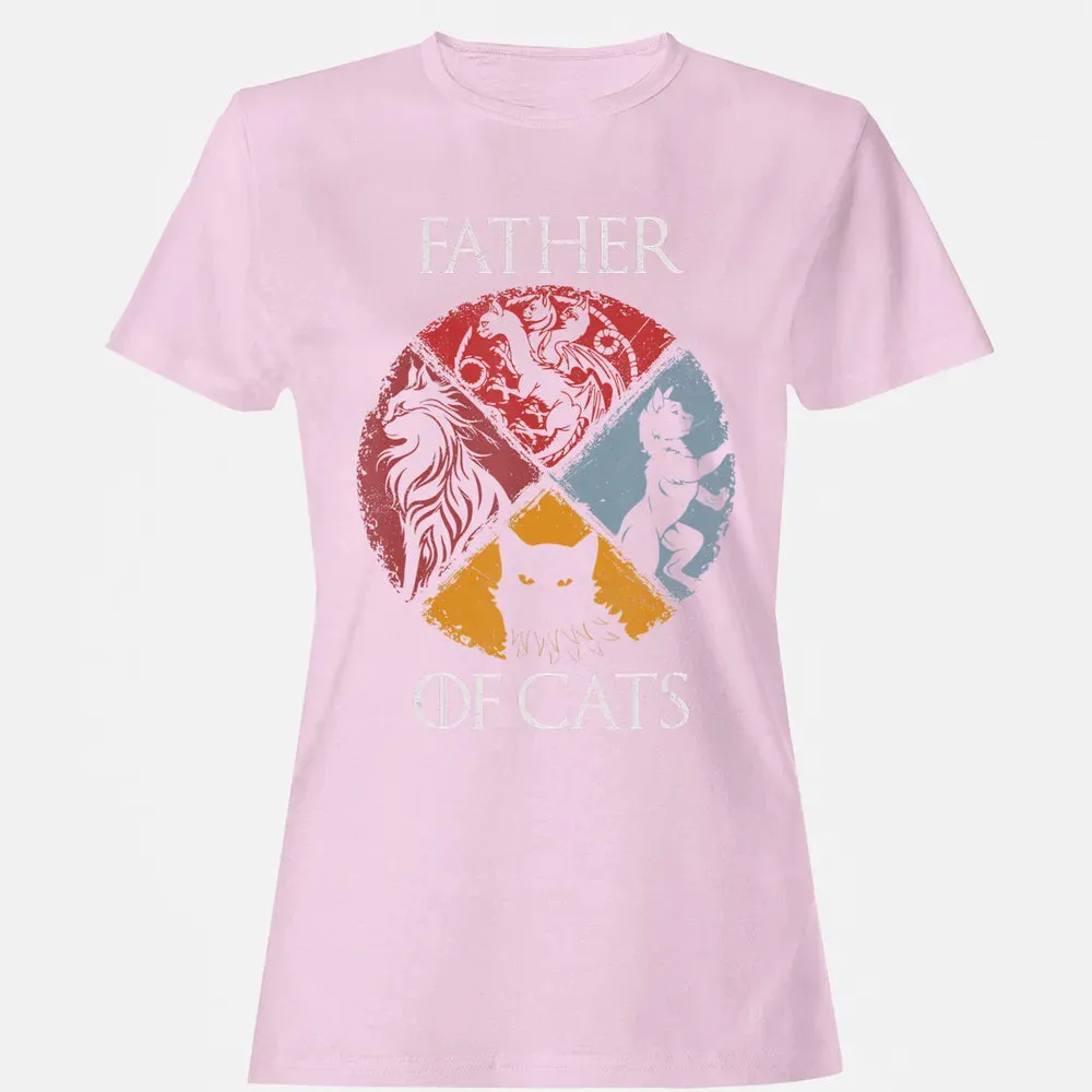 Father of Cats    Cat Lovers Cat Dad Fabulous Gift Women's T-shirt - 9