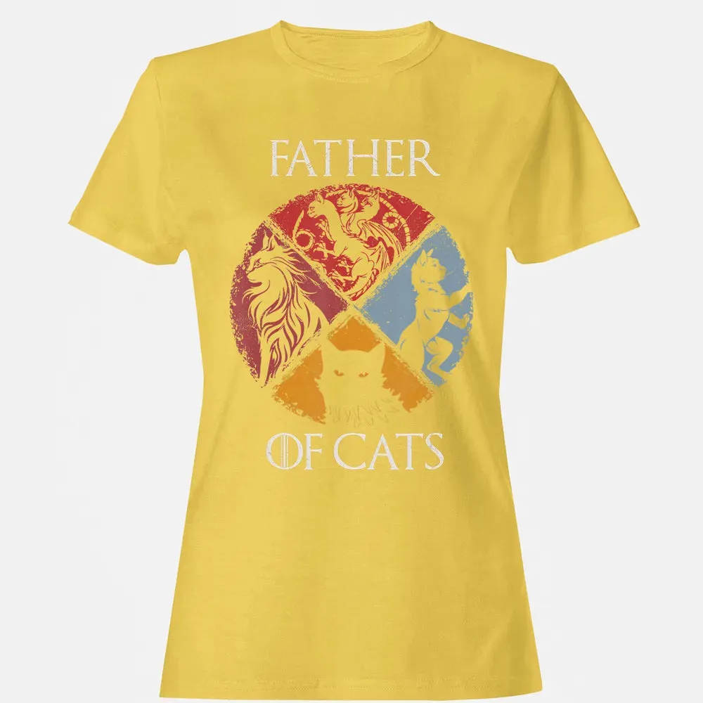Father of Cats    Cat Lovers Cat Dad Fabulous Gift Women's T-shirt - 4