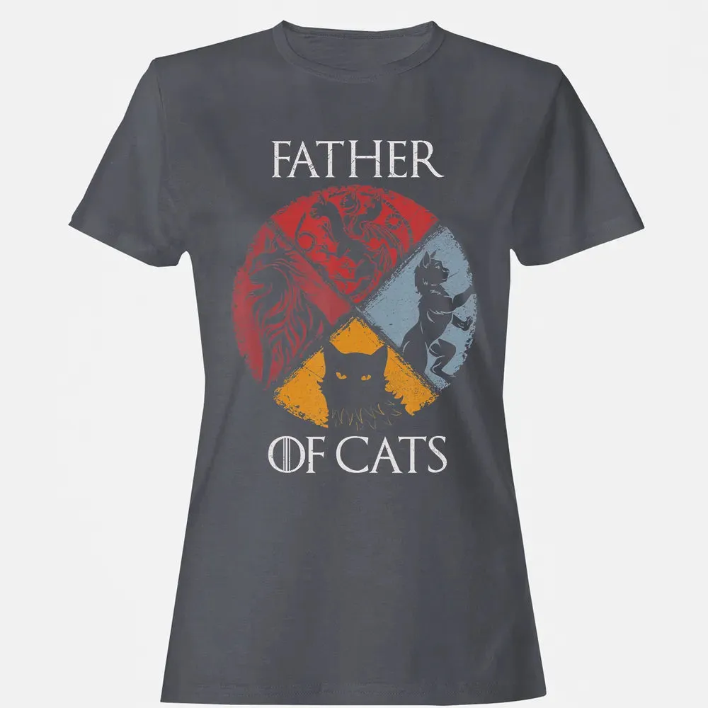 Father of Cats    Cat Lovers Cat Dad Fabulous Gift Women's T-shirt - 5