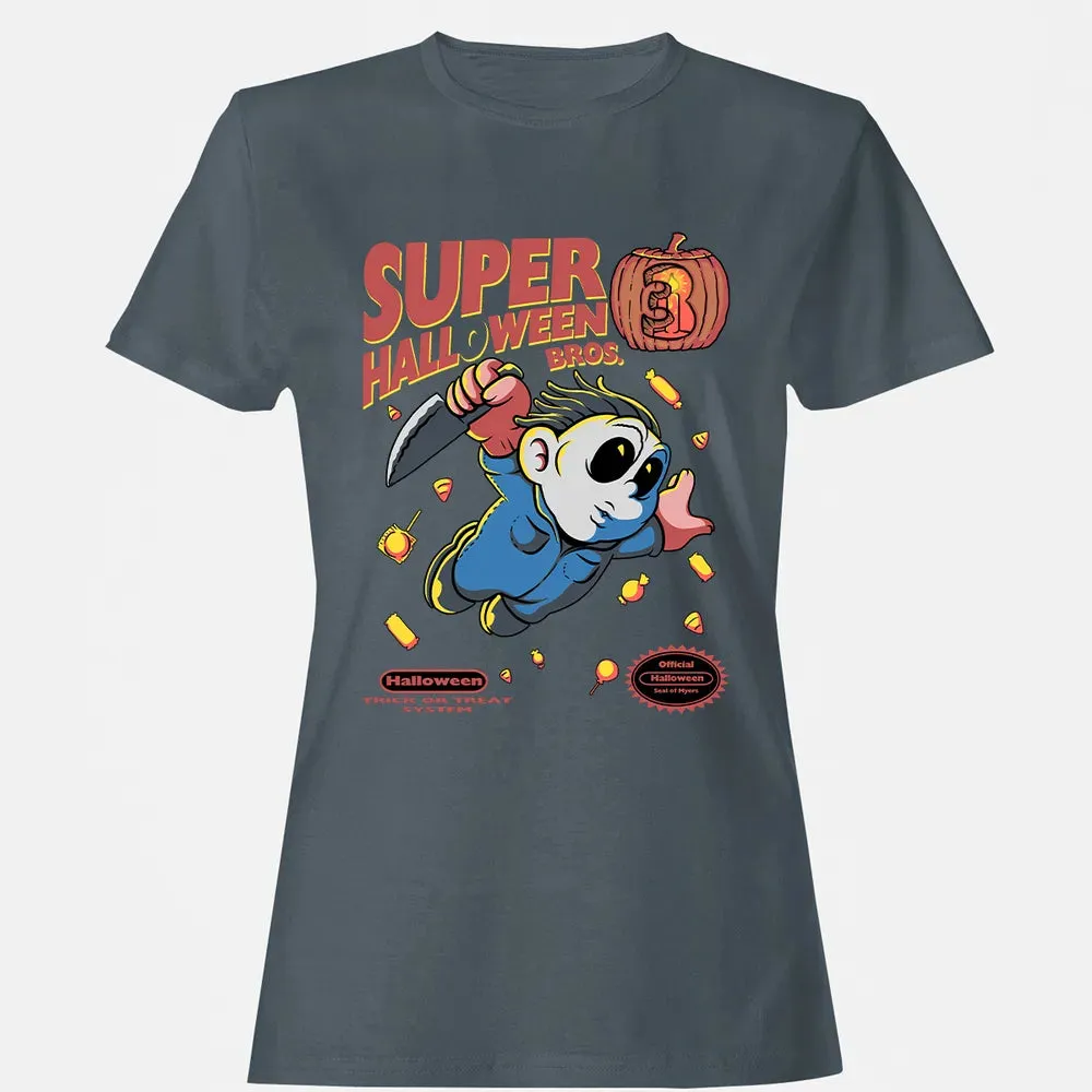 Super Halloween Bros Women's T-shirt - 3
