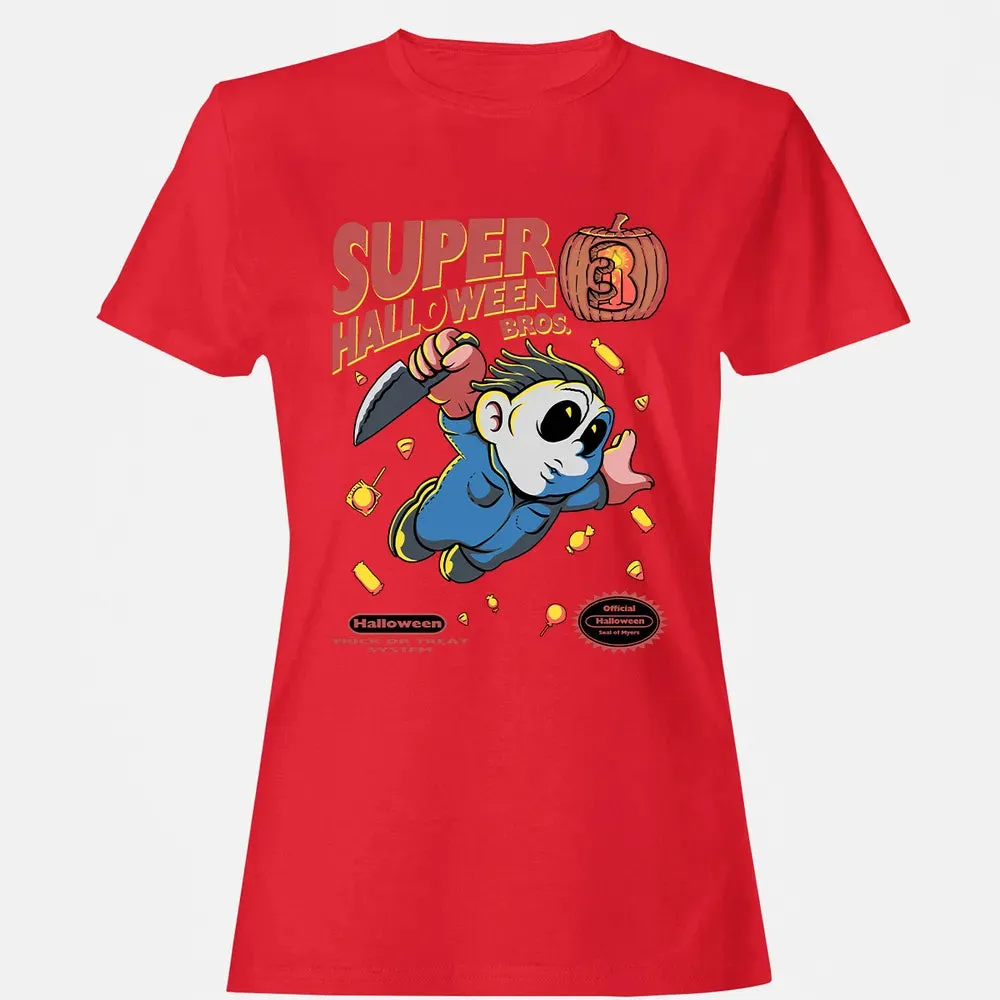 Super Halloween Bros Women's T-shirt - 13