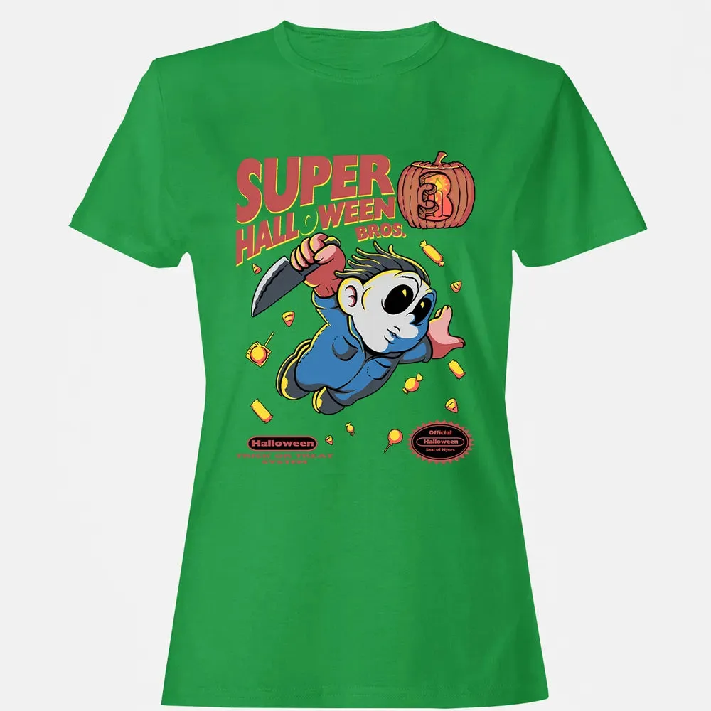 Super Halloween Bros Women's T-shirt - 7