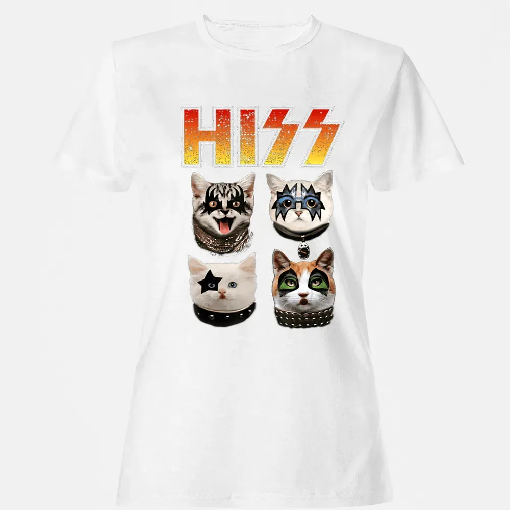 Hiss Funny Cat Lover Women's T-shirt - 16