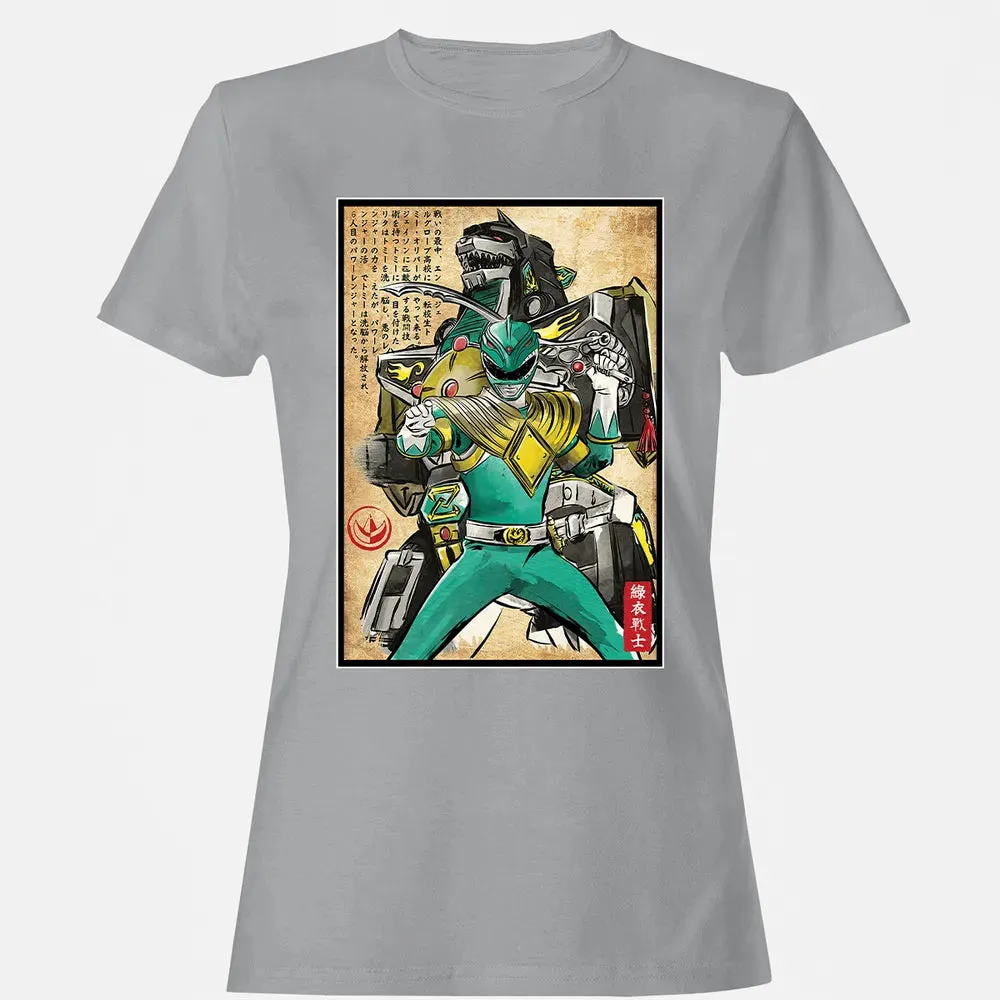 Green Ranger woodblock Women's T-shirt - 15