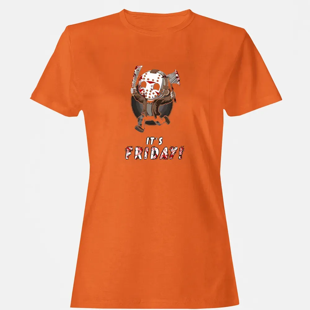 It's Friday 13th Funny Halloween Horror Graphic Women's T-shirt - 11