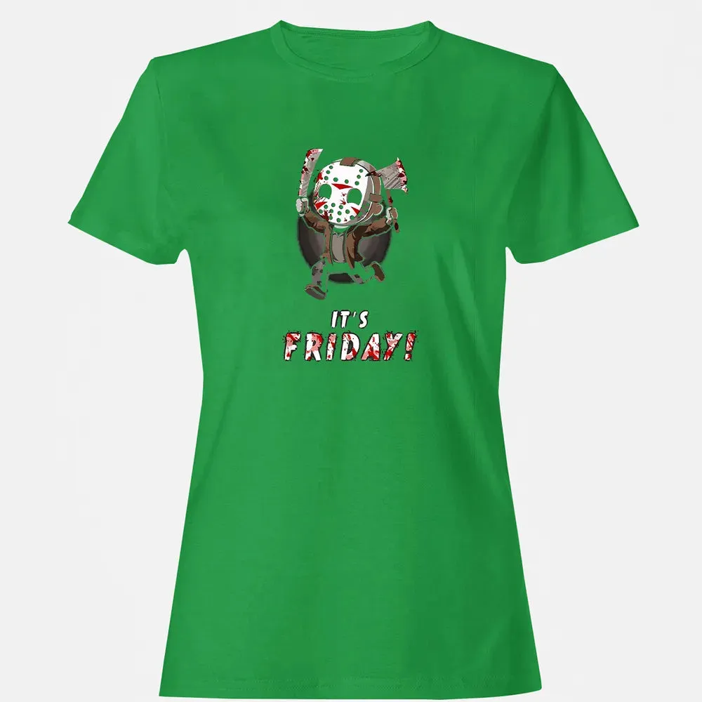 It's Friday 13th Funny Halloween Horror Graphic Women's T-shirt - 7