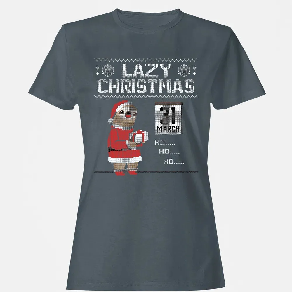 Lazy Christmas Women's T-shirt - 3