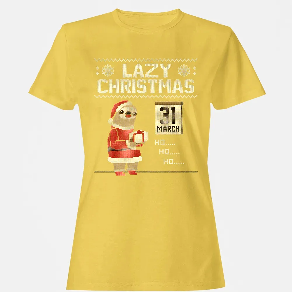 Lazy Christmas Women's T-shirt - 4