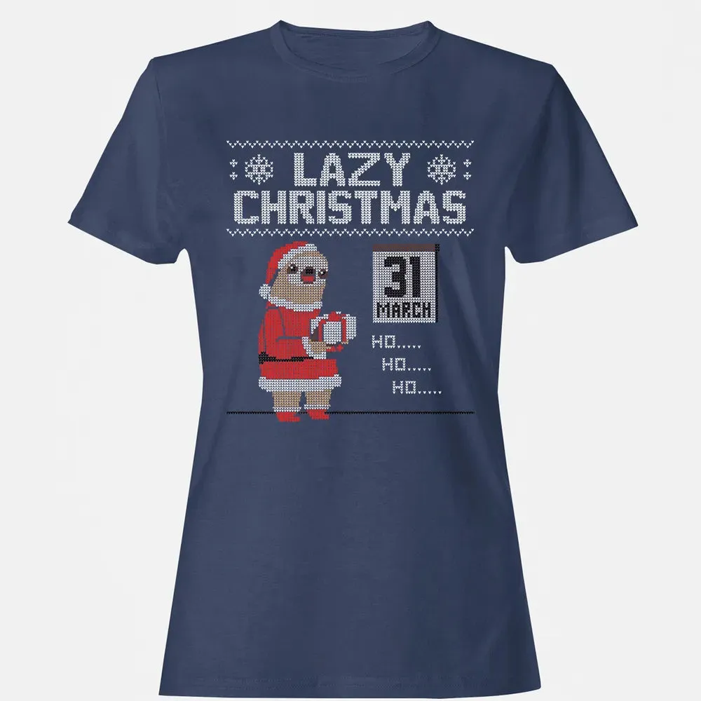 Lazy Christmas Women's T-shirt - 10