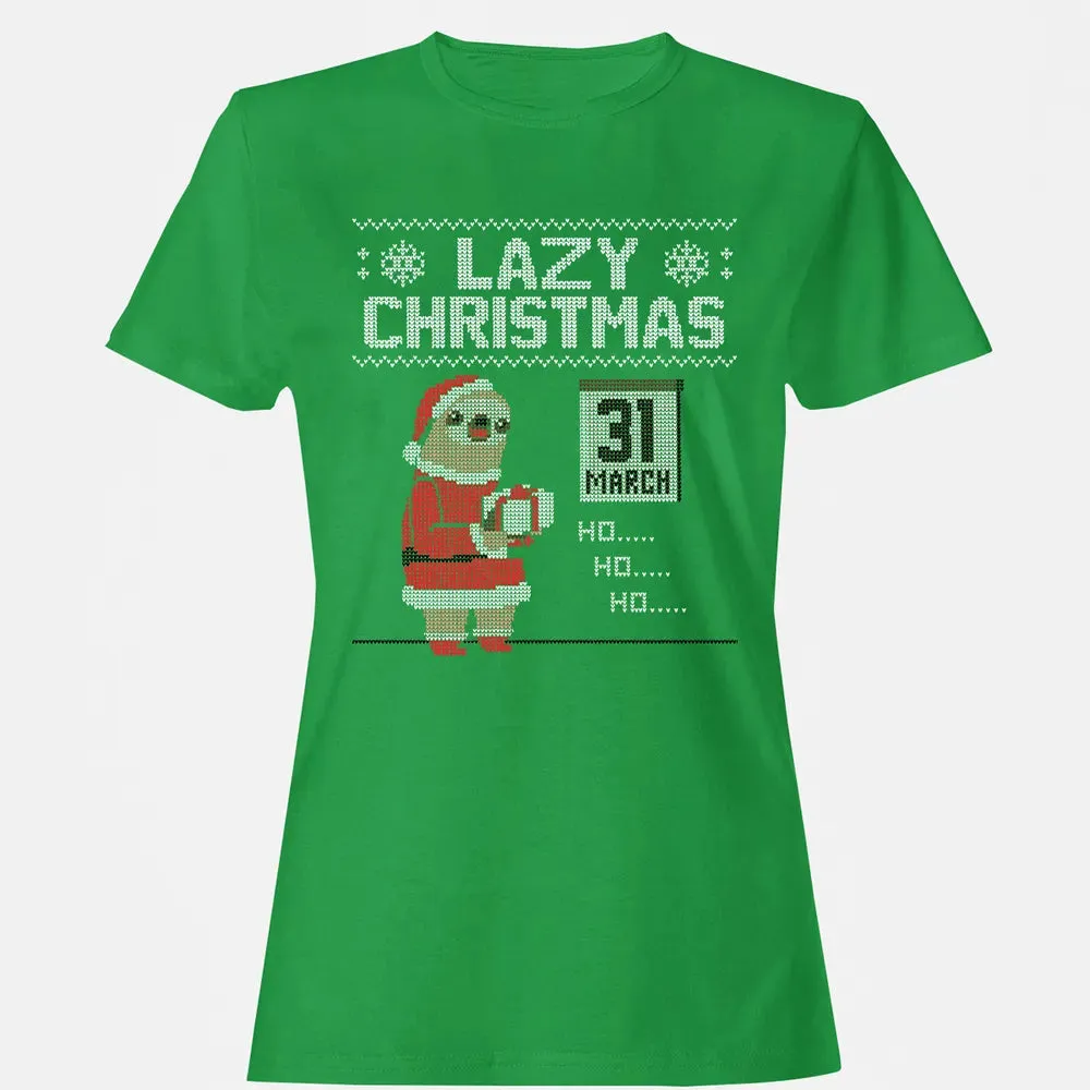 Lazy Christmas Women's T-shirt - 7