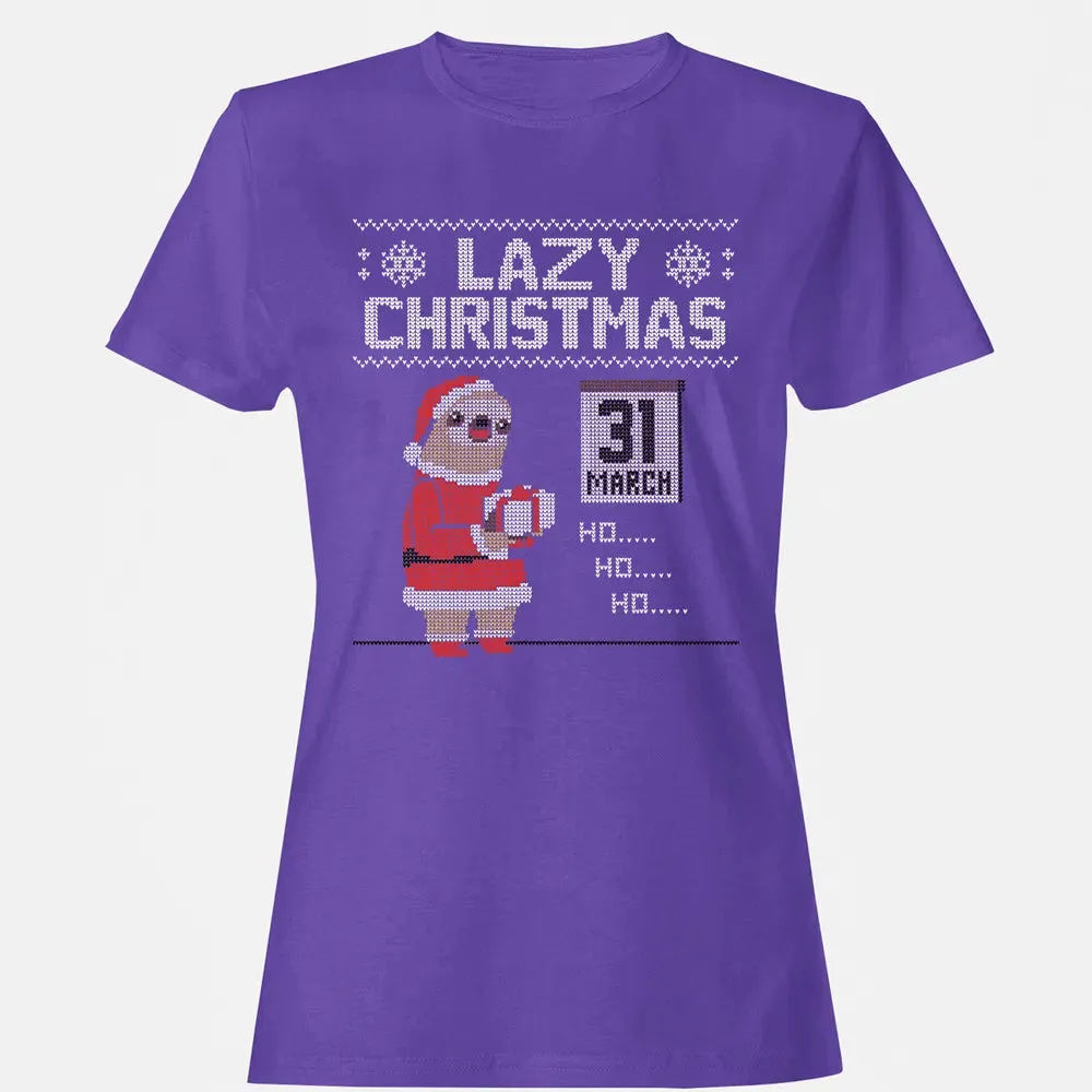 Lazy Christmas Women's T-shirt - 12