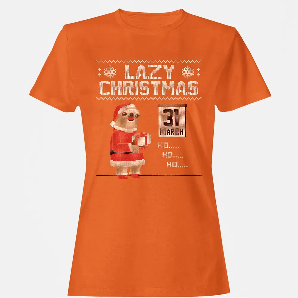 Lazy Christmas Women's T-shirt - 11