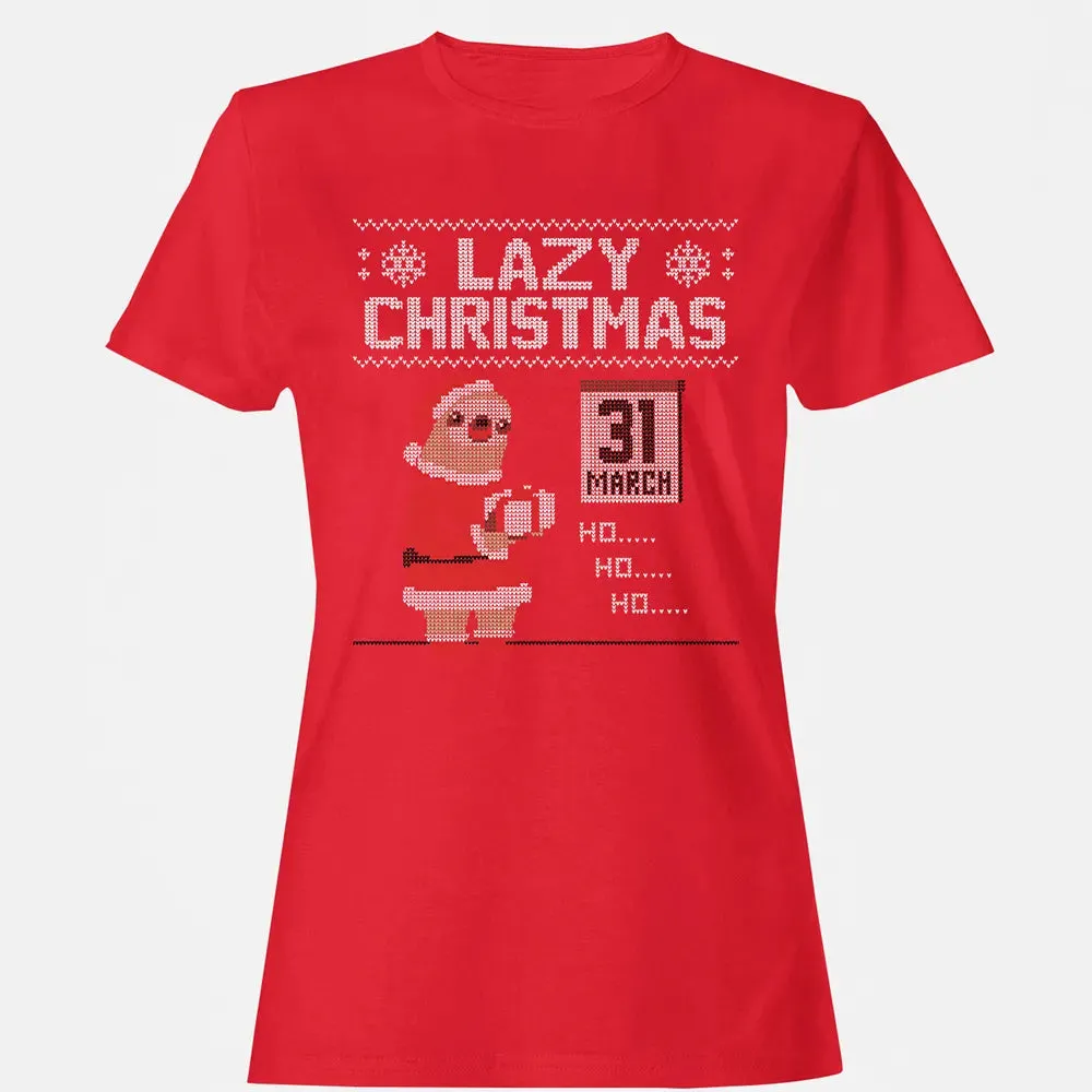 Lazy Christmas Women's T-shirt - 13