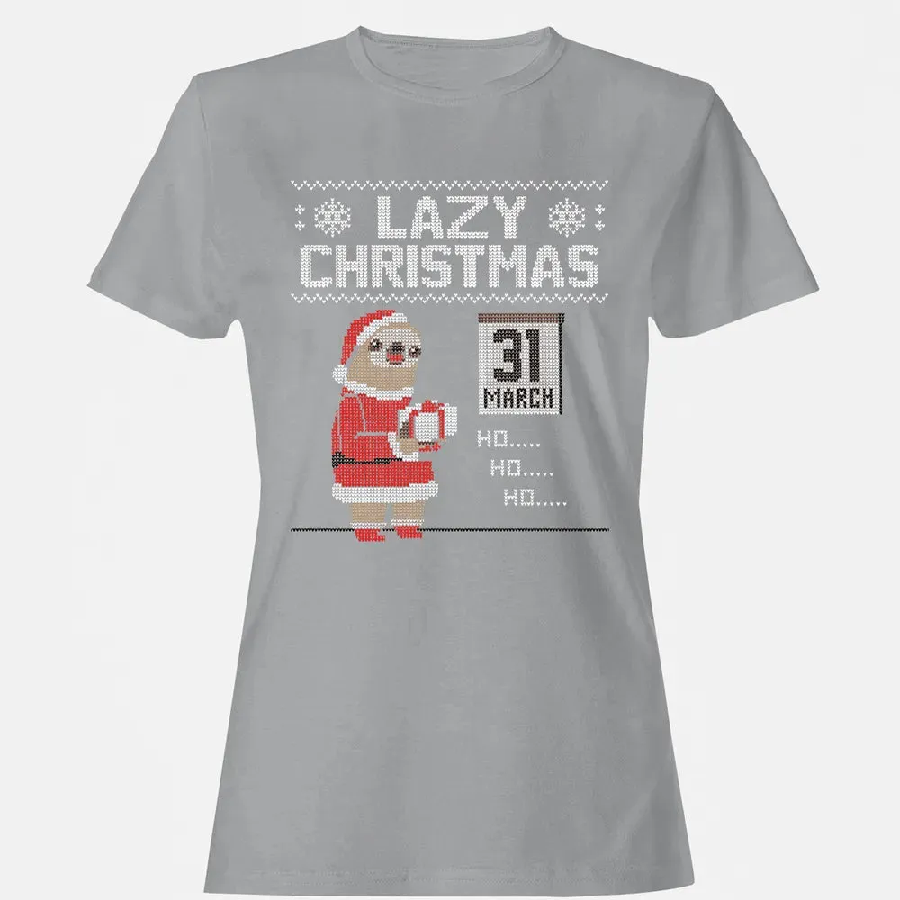 Lazy Christmas Women's T-shirt - 15