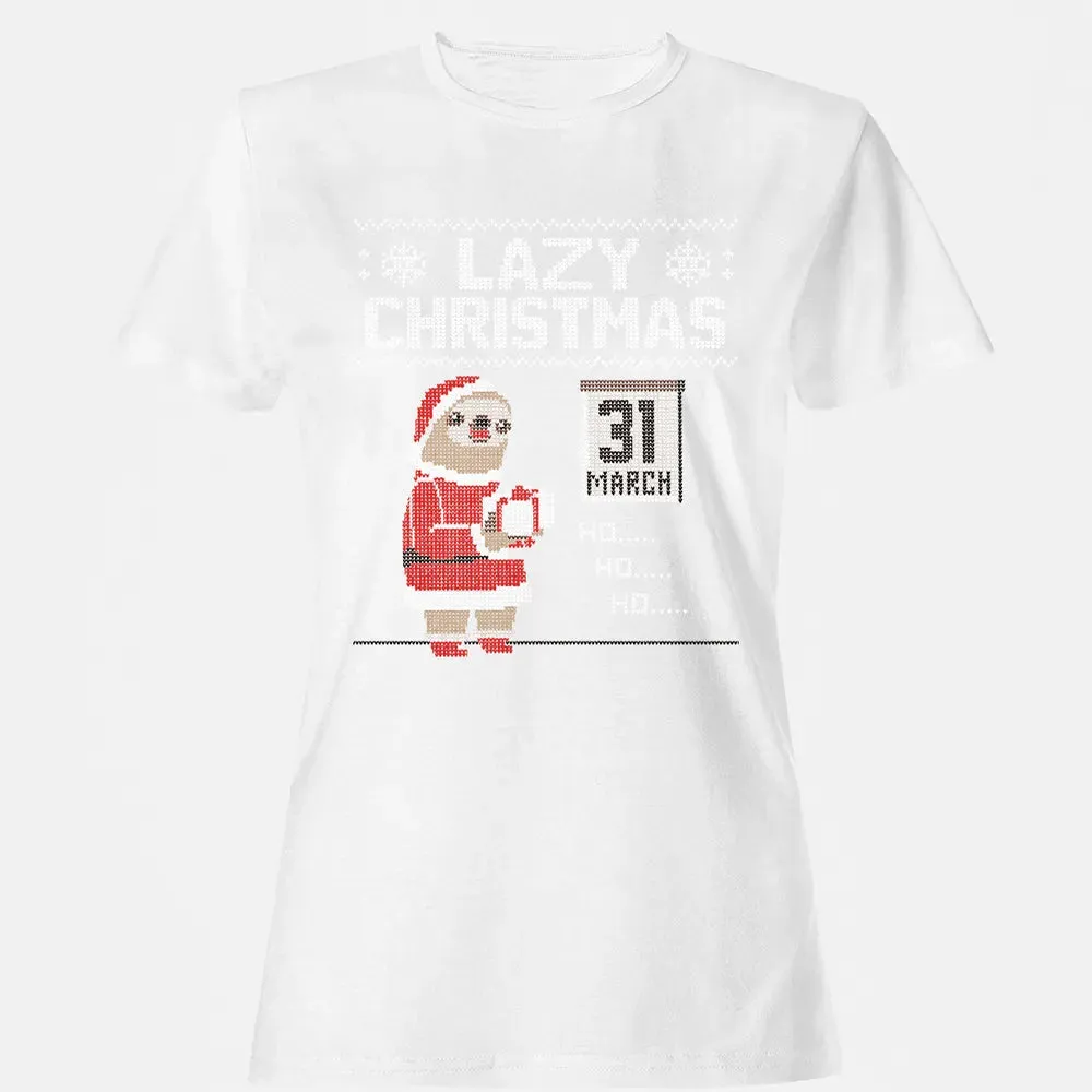 Lazy Christmas Women's T-shirt - 16